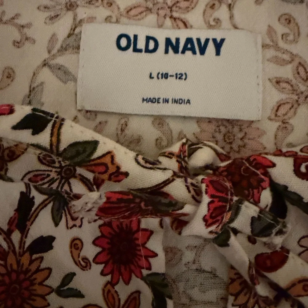 Old Navy‎ Kids Dress with Jewel Tone Floral Pattern